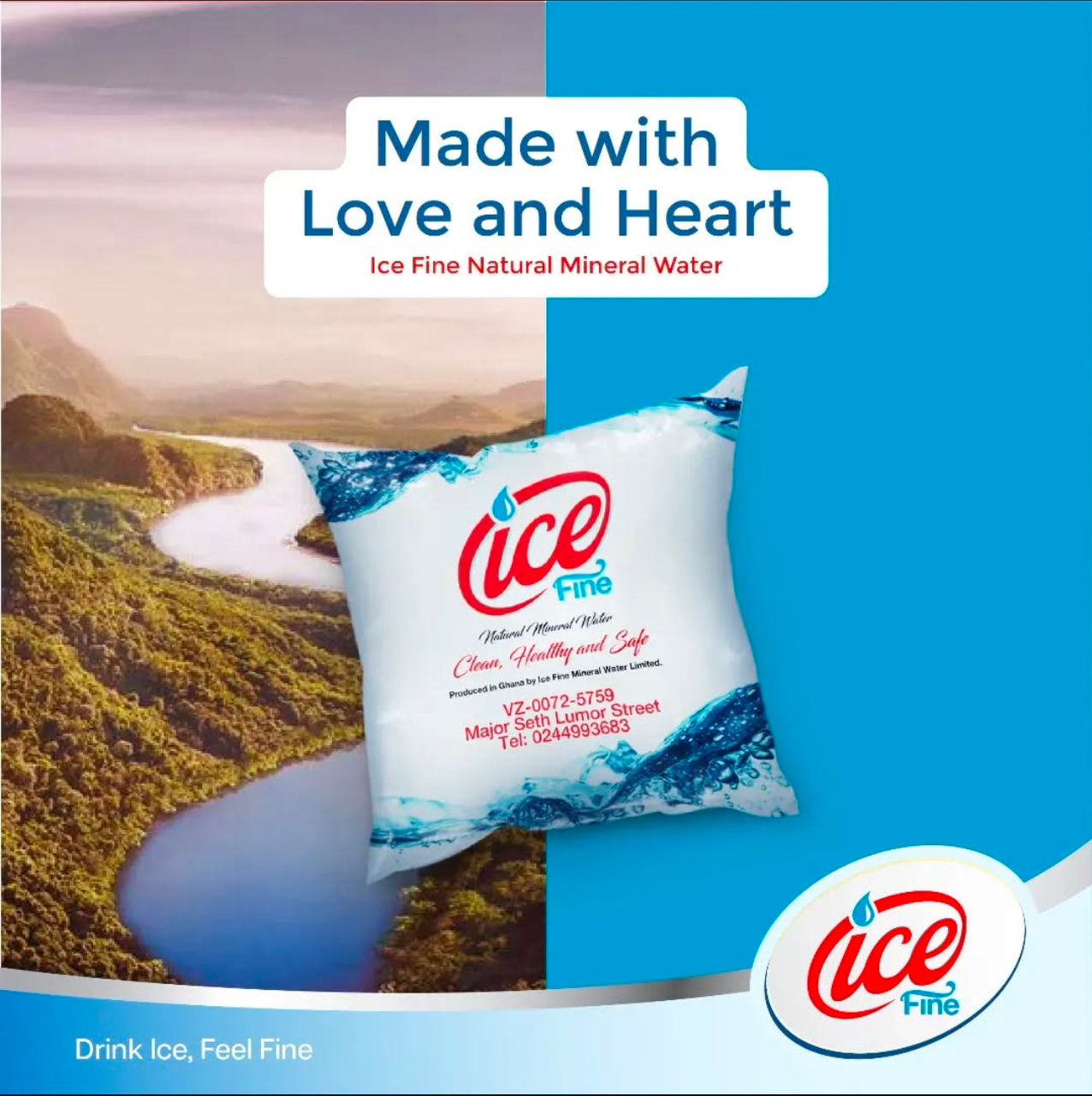 IceFine sachet water bags